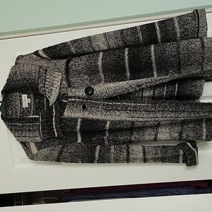 Large sweater. Black and grey. Excellent condition.